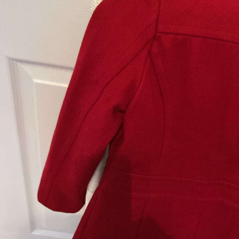 Red pea coat - Picture 8 of 8